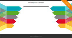 Desktop Screenshot of kleintierpraxis-kasper.de